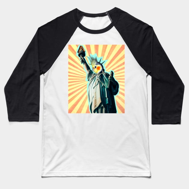 liberty birb Baseball T-Shirt by FandomizedRose